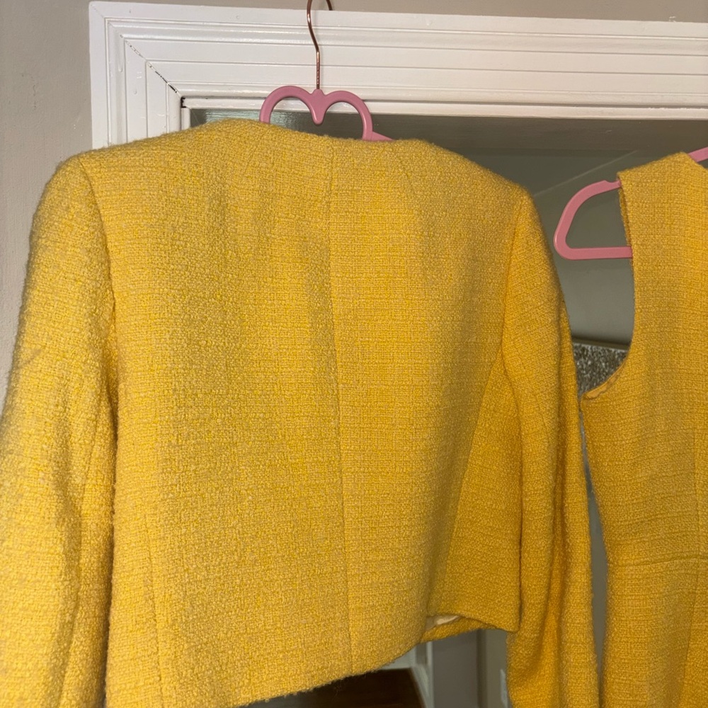 NWT J. Crew Yellow Dress & Jacket Set - Picture 15 of 17